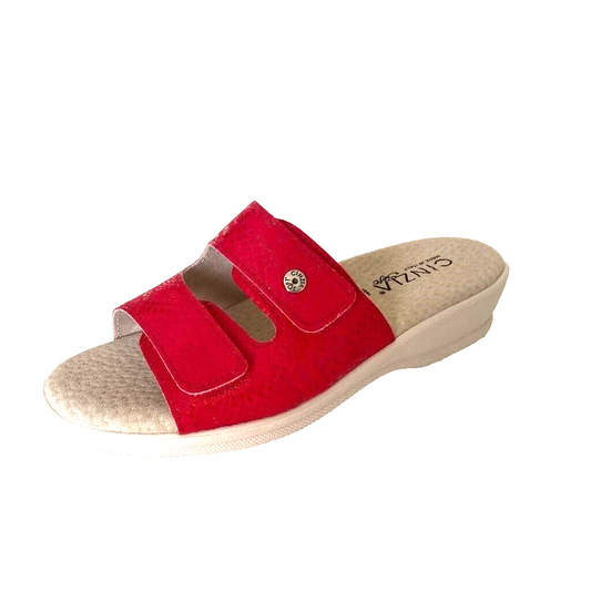 Scarpe da Donna - CINZIA SOFT Art. SE850 003 ROSSO ciabatte  con strappo