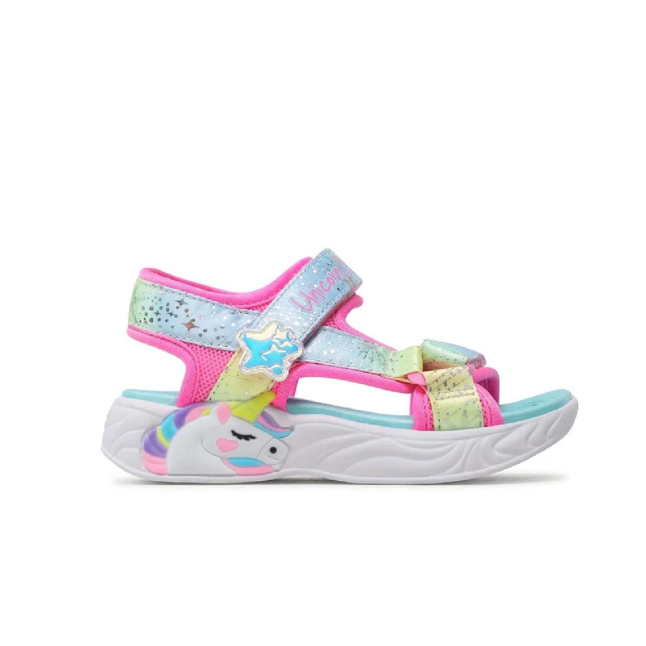 Scarpe da Bambina - SKECHERS Art. 302682LPKMT sandali con luci multicolore