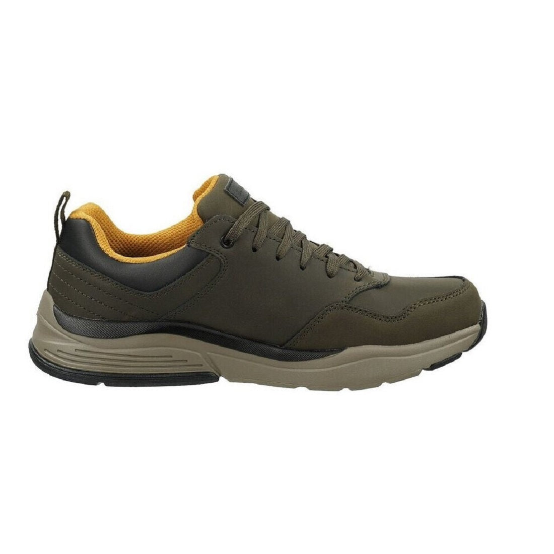 Scarpe da Uomo - SKECHERS Art. 2100210LV OLIVE Sneakers WATER PROOF