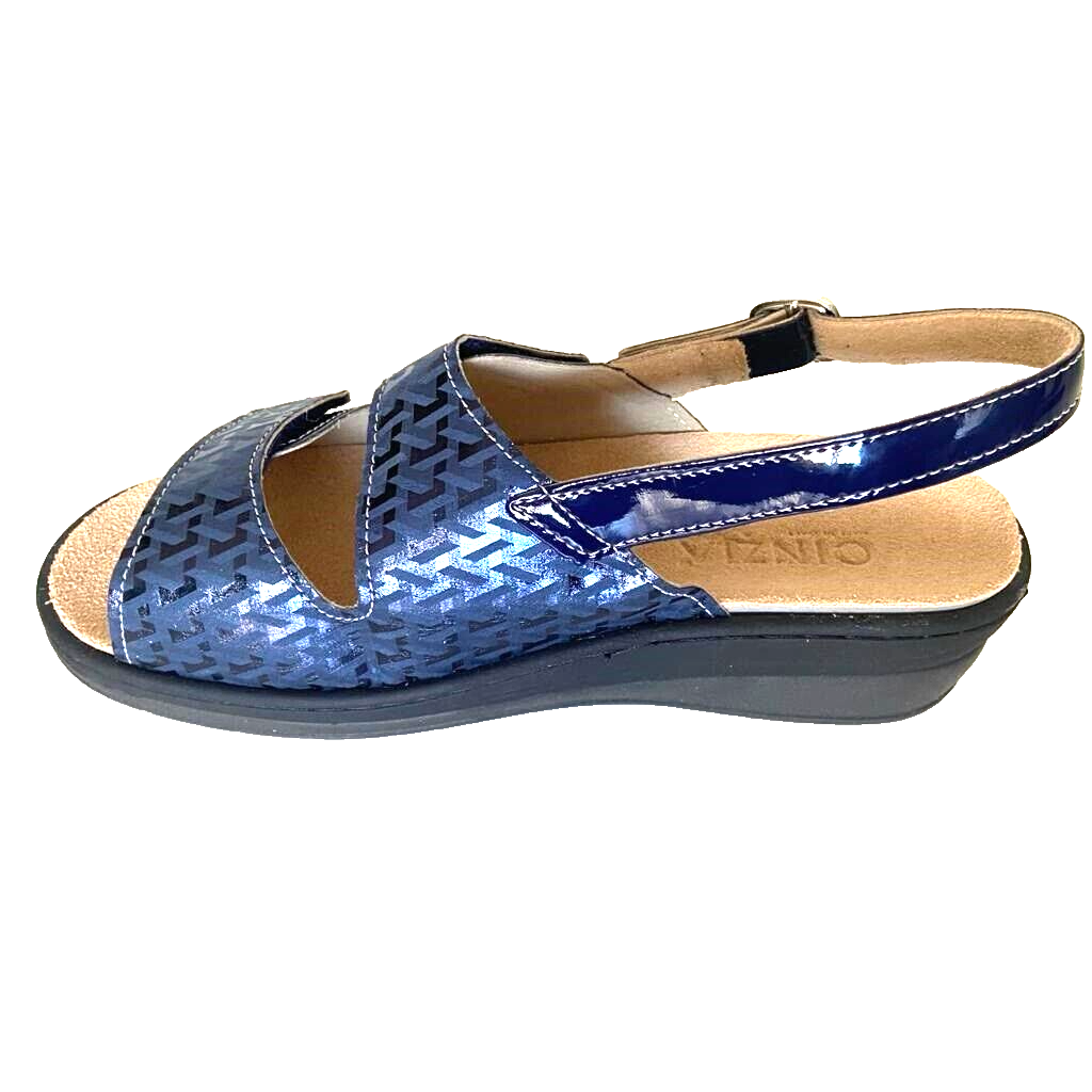 Scarpe da Donna - CINZIA SOFT Art. MZL132 001 BLU sandali doppio strappo confort