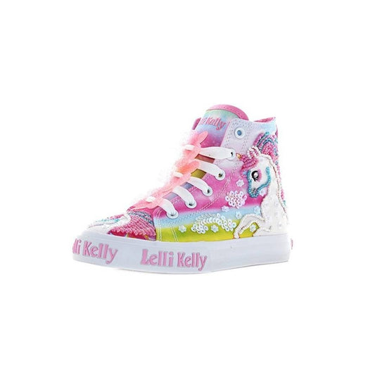 Scarpe da bambina LELLI KELLY art. LKED1000 BA02 sneakers bianco fantasia casual