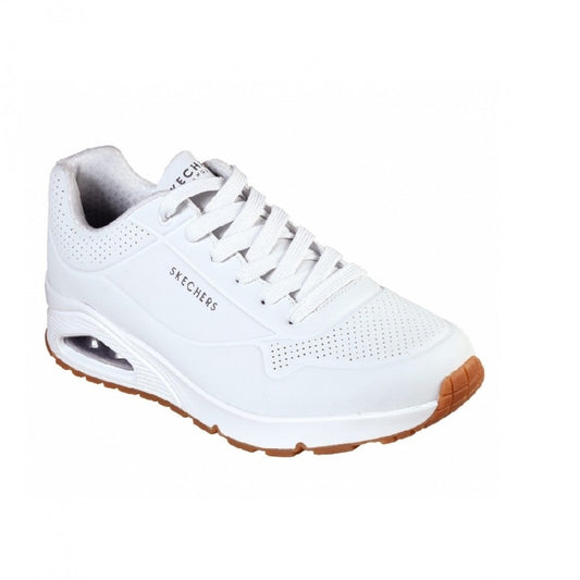 Scarpe da Uomo - SKECHERS Art. 52458WHT BIANCO Sneakers MEMORY FOAM