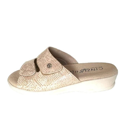 Pantofole da Donna - CINZIA SOFT Art. SE800 001 Colore BEIGE Materiale sintetico