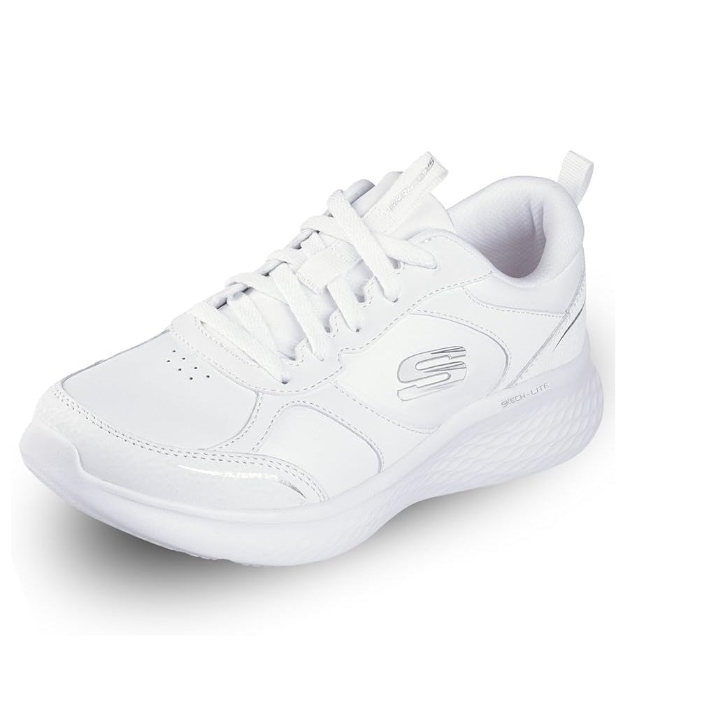 Scarpe da Donna - SKECHERS Art. 150049WSL WHITE SILVER Sneakers MEMORY FOAM