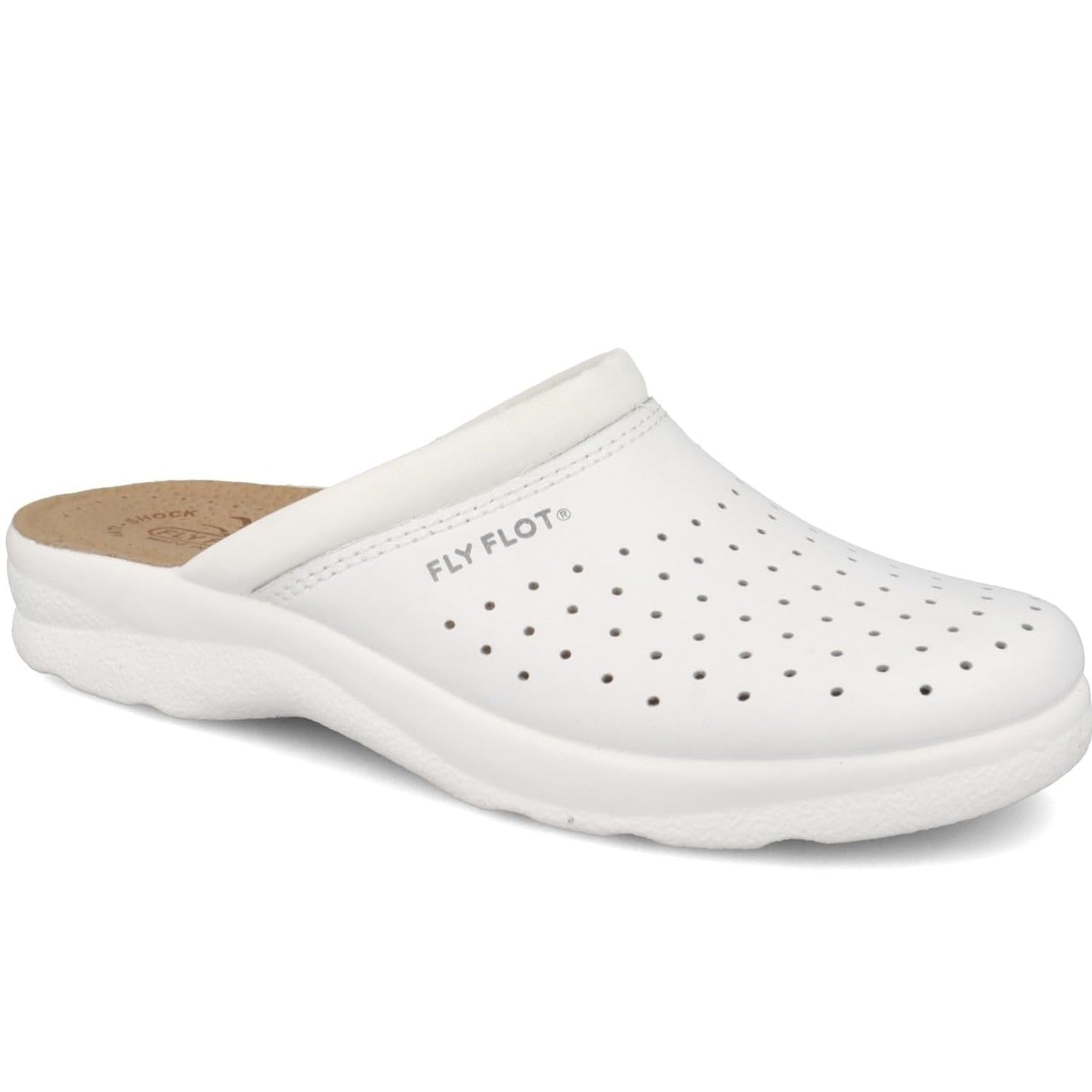 Scarpe da Uomo FLY FLOT ART.82094BE  BIANCO SABOT professionale Sanitario