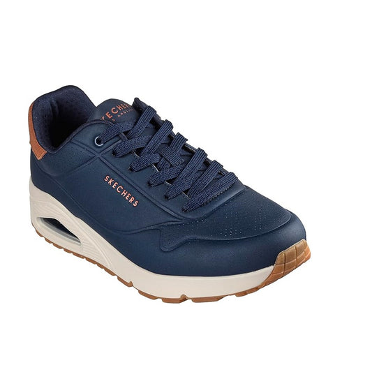 Scarpe da Uomo - SKECHERS Art. 183004NVY NAVY Sneakers MEMORY FOAM