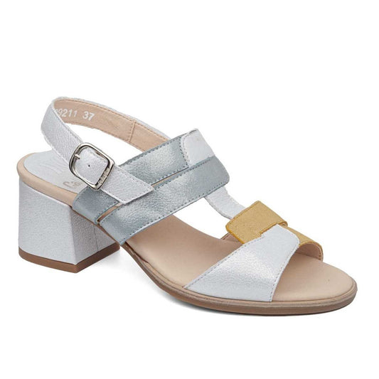 Scarpe da Donna - CALLAGHAN Art. 29211 BIANCO LEMON sandali tacco medio