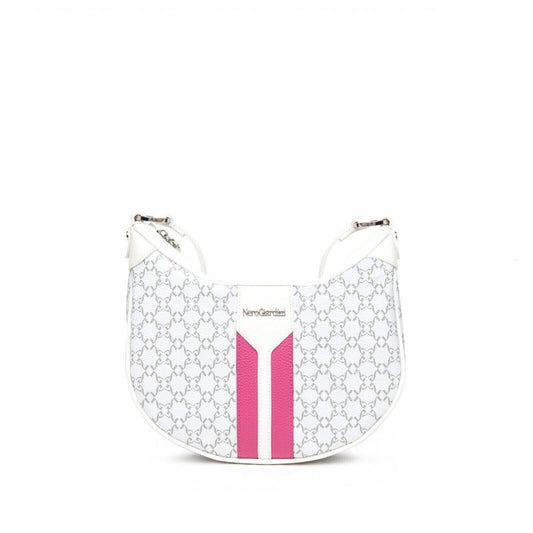 Borsa da Donna - NERO GIARDINI Art. E443746D 707 BIANCO FUXIA borsa a tracolla