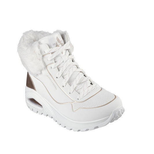 Scarpe da Donna - SKECHERS Art. 167993WTRG WHITE Stivaletti con lacci