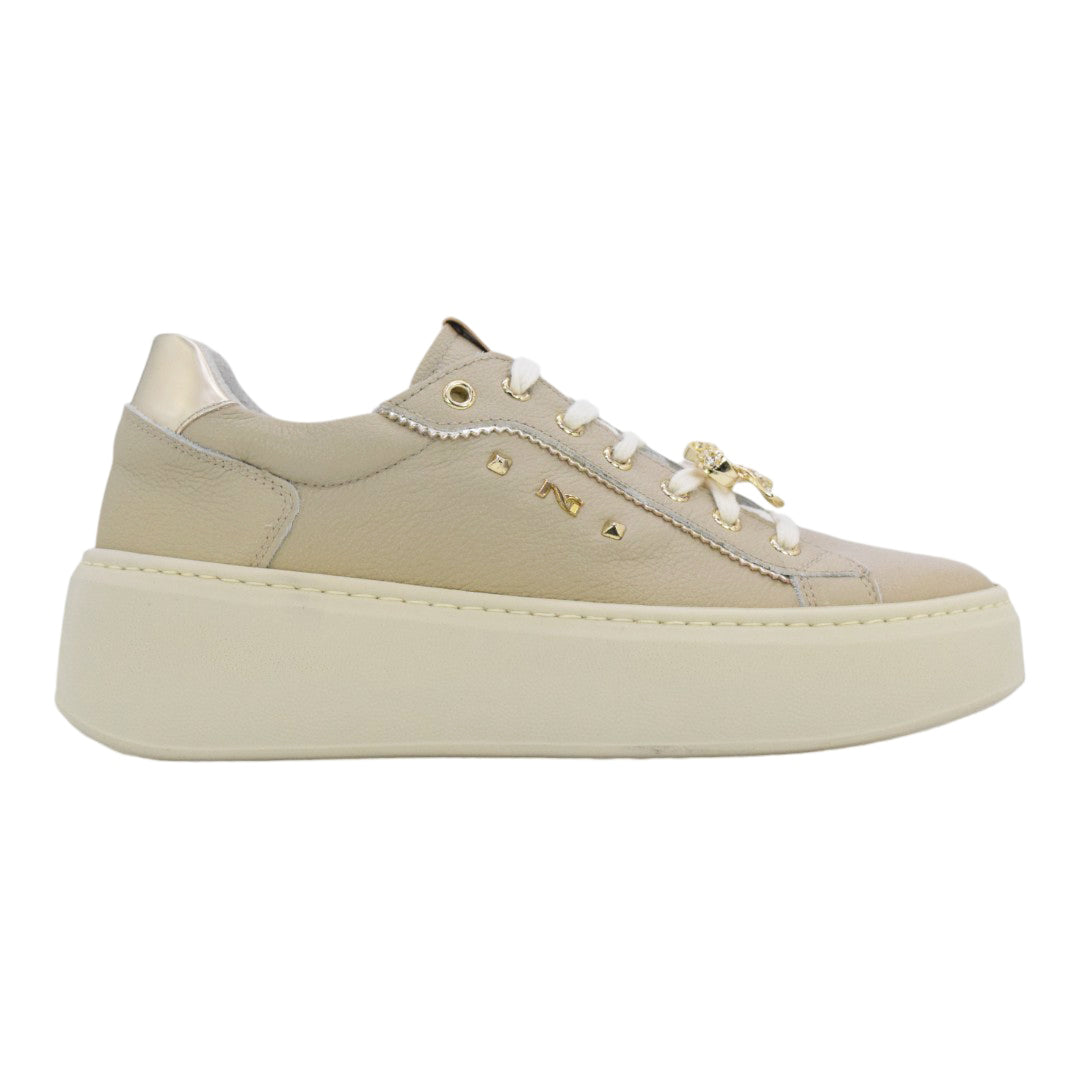 Scarpe da Donna - NERO GIARDINI Art. I411621D 412 BEIGE PLATINO Sneakers