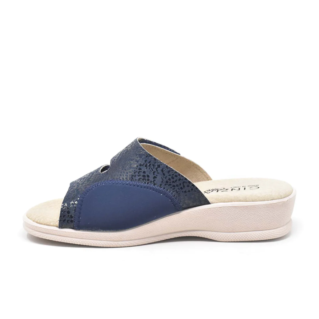 Scarpe da Donna - CINZIA SOFT Art. SE800 002 BLU ciabatte doppio strappo