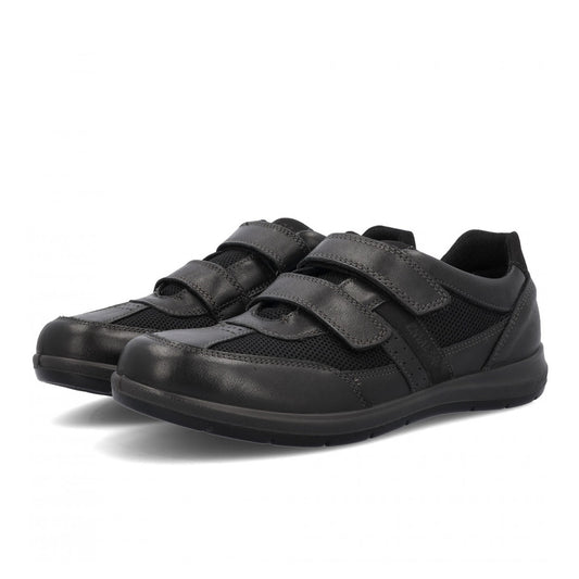 Scarpe da Uomo ENVAL art. 3704300 sneakers con lacci nero casual