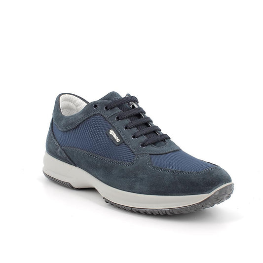 Scarpe da Uomo - IGI&CO Art. 5626800 Sneakers blu Scamosciato casual