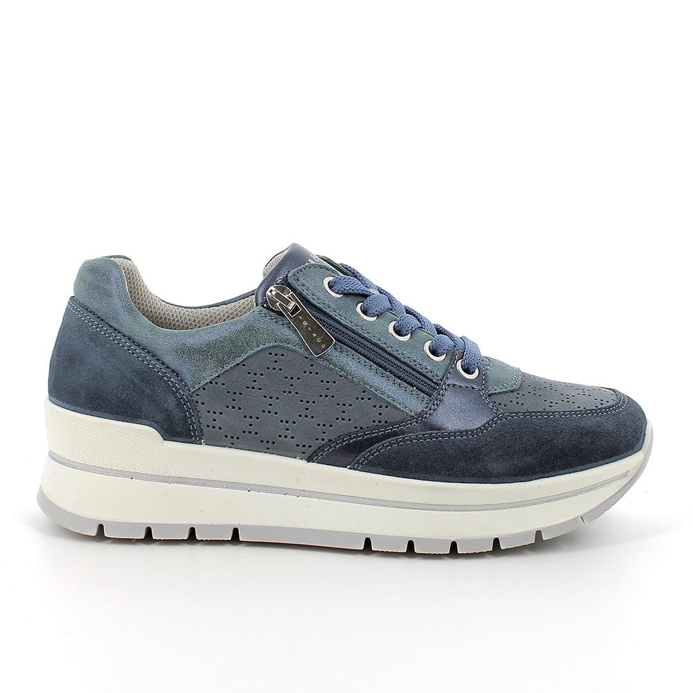 Scarpe da Donna - IGI&CO Art. 5662111 Sneakers JEANS scamosciato