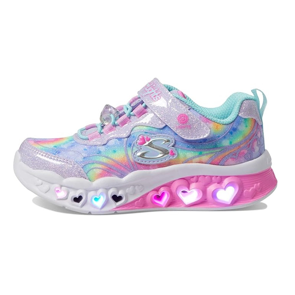 Scarpe da Bambina - SKECHERS Art. 303253LLVAQ   lavender acqua  sneakers LUCI