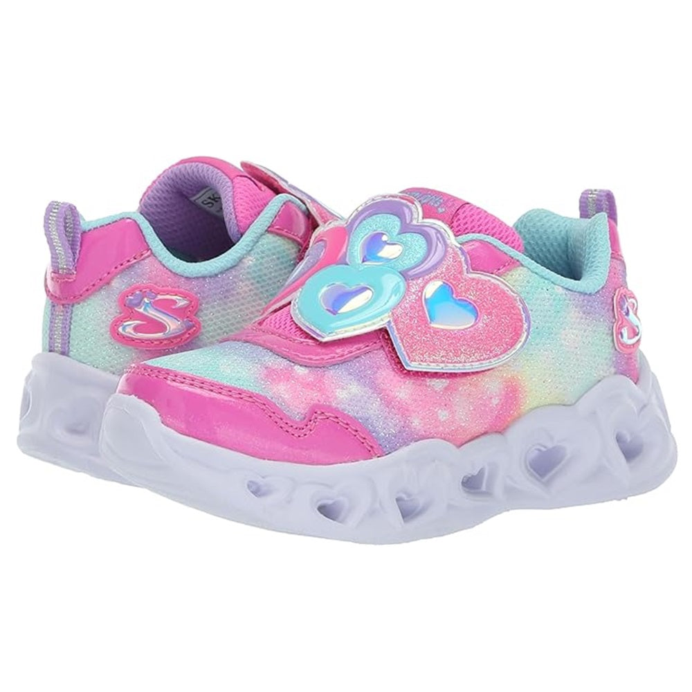 Scarpe da Bambina - SKECHERS Art. 302693NPKTQ ROSA sneakers con luci