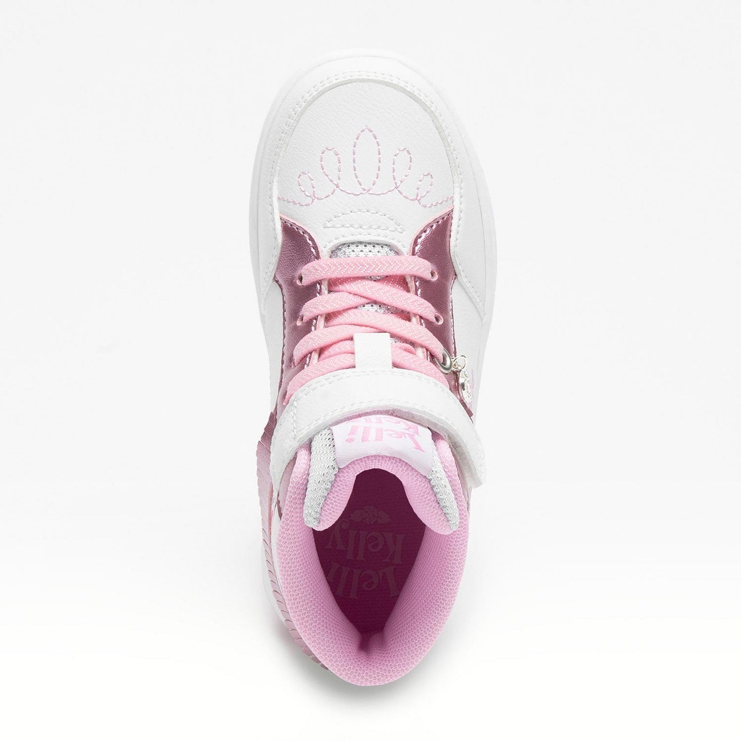 Scarpe da Bambina - LELLI KELLY Art. LKAA8096 FRANGETTA BIANCO ROSA SNEAKERS