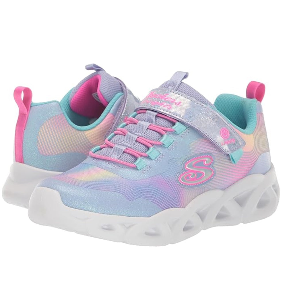 Scarpe sportive da Bambina SKECHERS Art. 302339LSMLT sneaker SILVER MU Supernova calzature