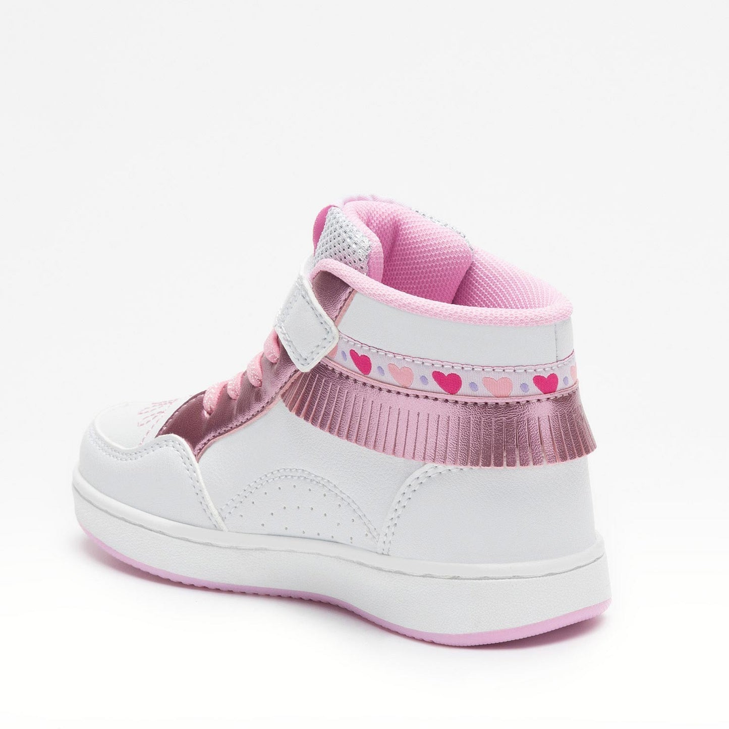 Scarpe da Bambina - LELLI KELLY Art. LKAA8096 FRANGETTA BIANCO ROSA SNEAKERS