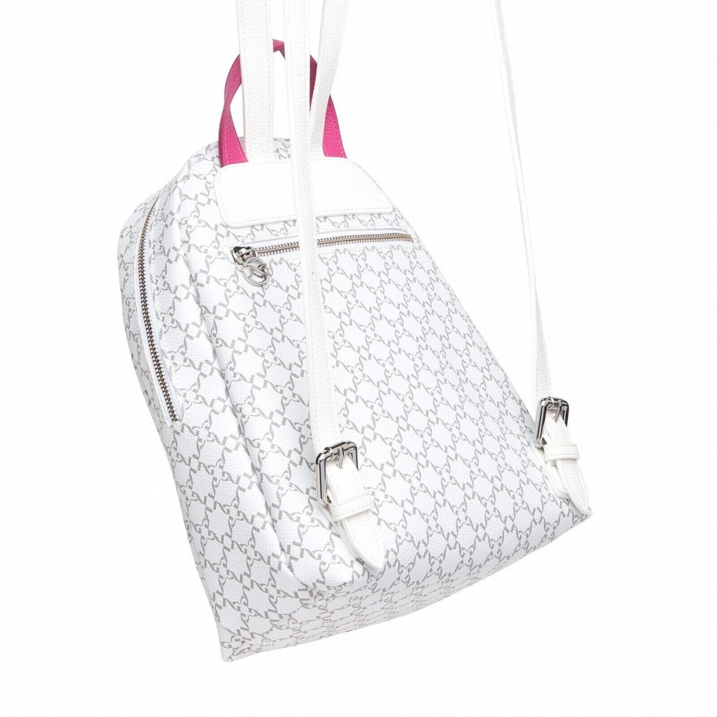 Borsa da Donna - NERO GIARDINI Art. E443736D 707 BIANCO FUXIA zaino  casual