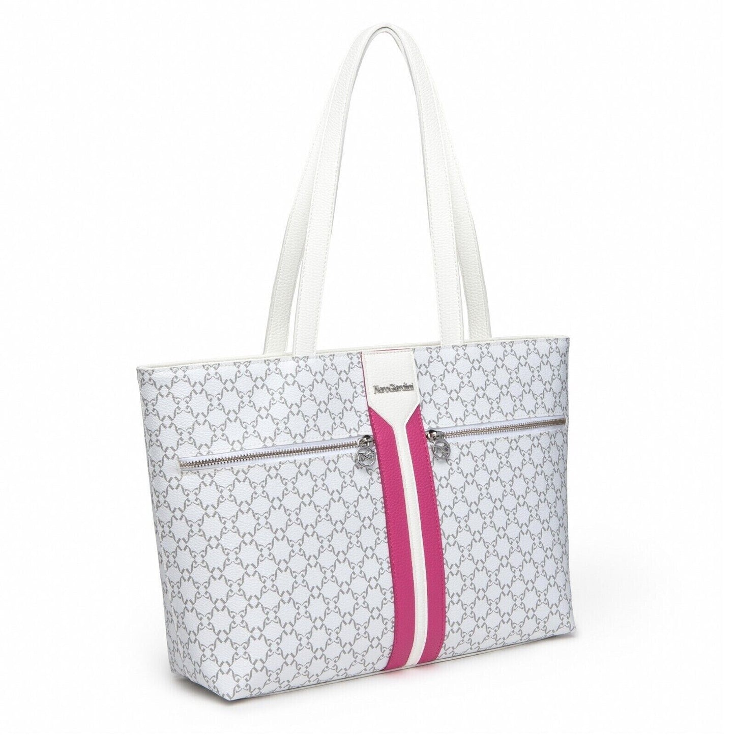 Borsa da Donna - NERO GIARDINI Art. E443731D 707 BIANCO FUXIA borsa da spalla casual