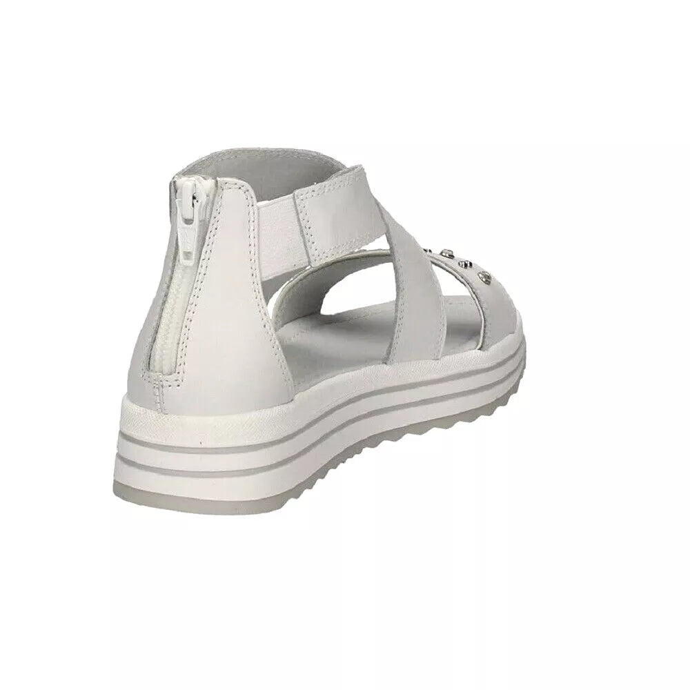 Scarpe da Bambina NERO GIARDINI - Art. E031623F 707 BIANCO ARGENTO sandali