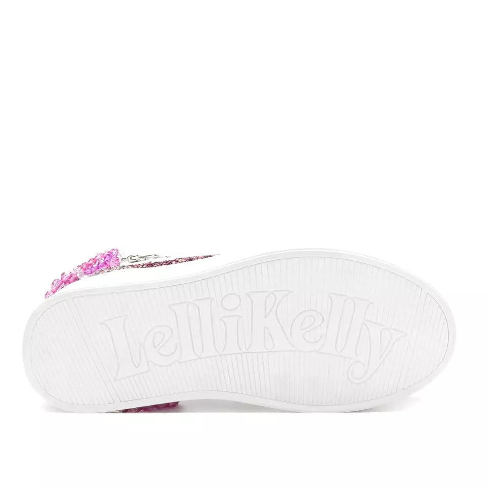 Scarpe da Bambina - LELLI KELLY Art. LKAA4010 GIOIELLO BIANCO PORPORA SNEAKERS