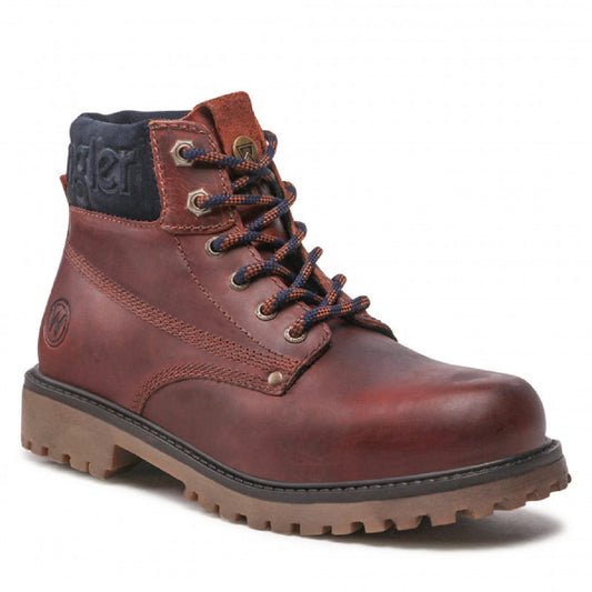 Scarpe casual da Uomo - WRANGLER Art. ARCH WM22040A Colore RED BROWN