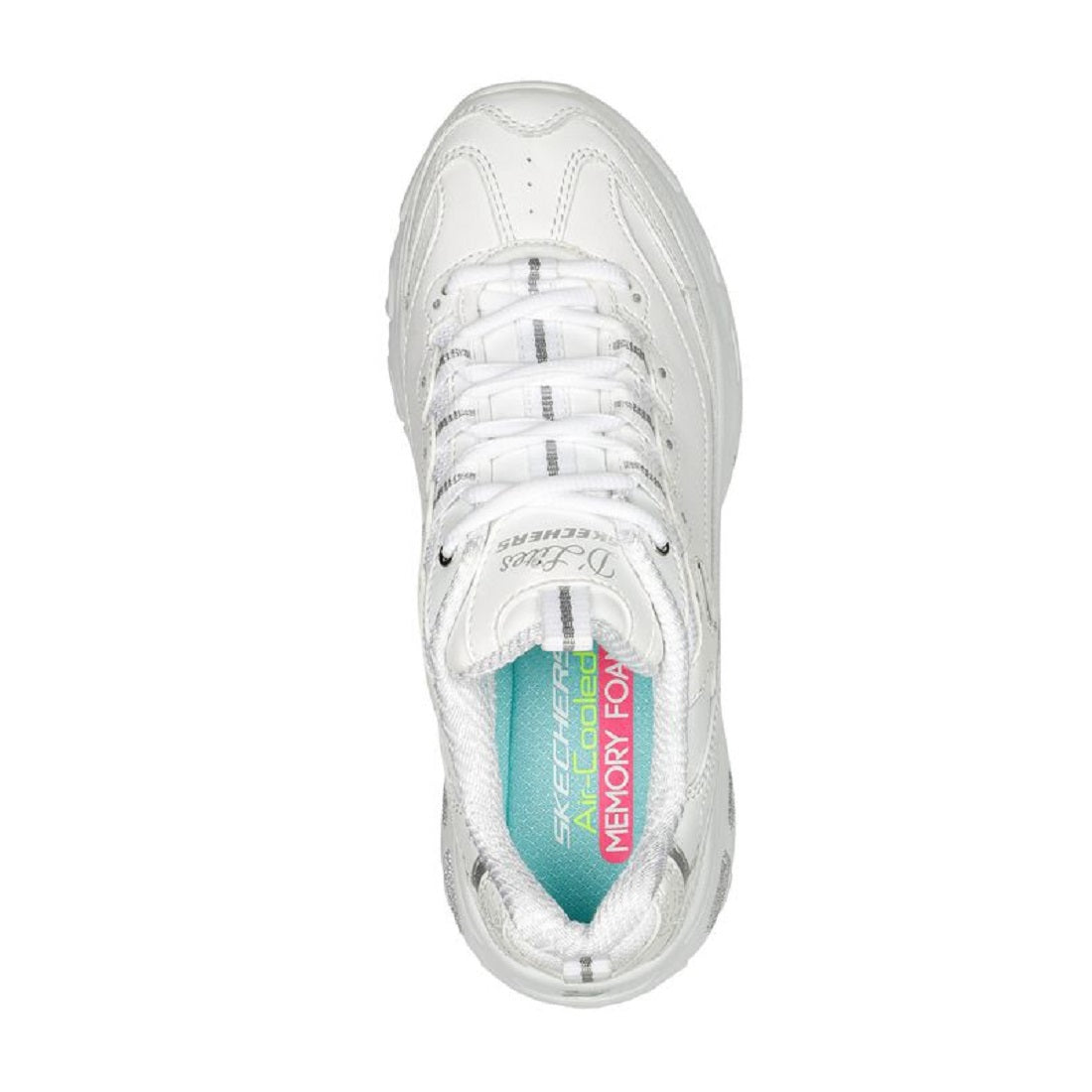 Scarpe sportive da Donna - SKECHERS Art. 11931WSL Colore WHITE SILVER