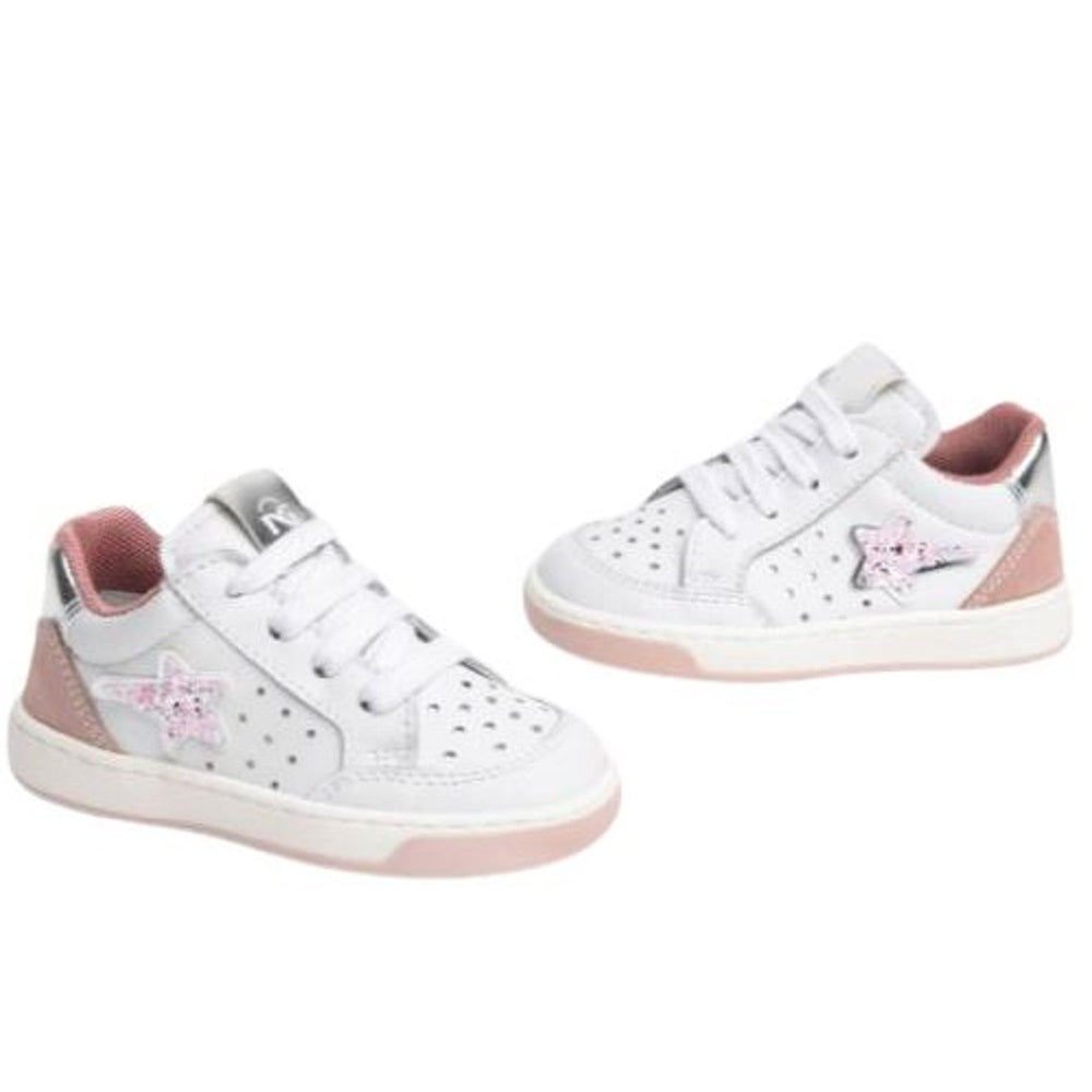 Scarpe bambina NERO GIARDINI - art. E222112F 707  BIANCO ROSA sneakers