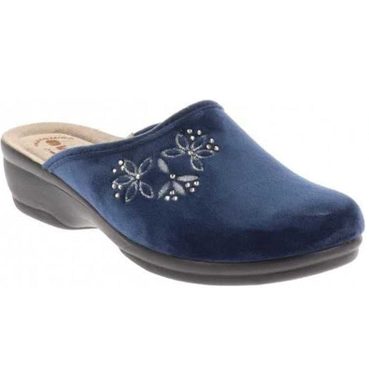 Scarpe da Donna - INBLU Art. BJ133 BLU  Scamosciato Pantofole