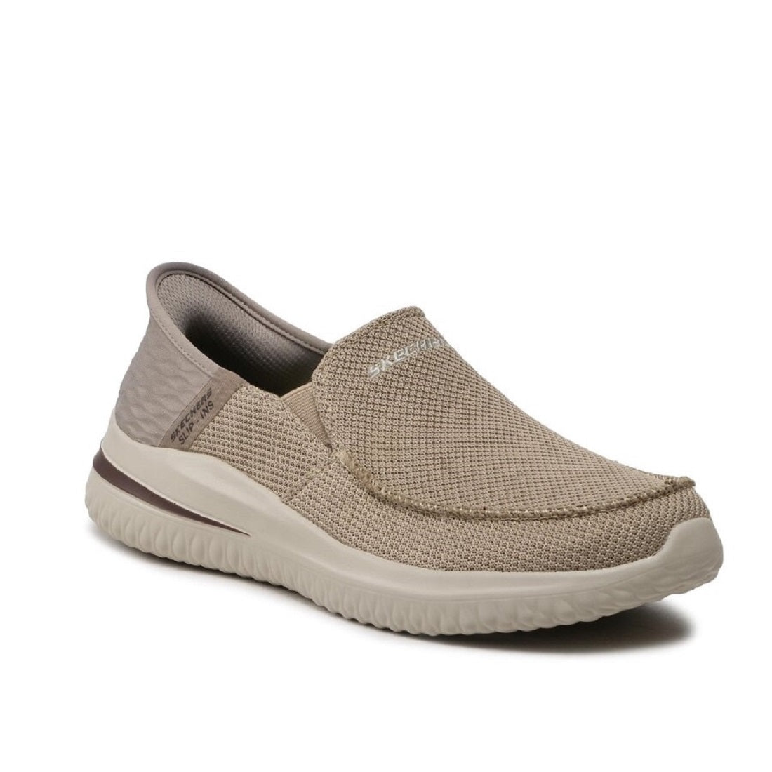 Scarpe  da Uomo SKECHERS Art. 210604TPE TAUPE Slip on (Hands free Slip-in)