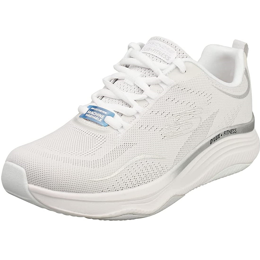 Scarpe sportive da Donna - SKECHERS Art. 149837WSL sneakers WHITE SILVER