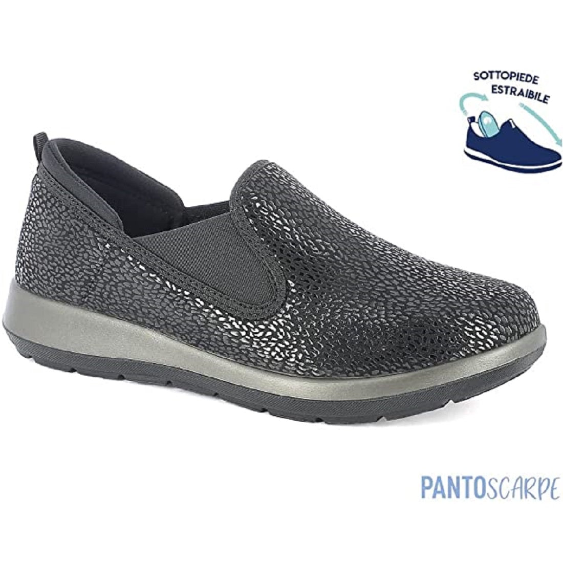 Scarpe da Donna - INBLU Art. WG29 NERO  pantoscarpa  elasticizzato