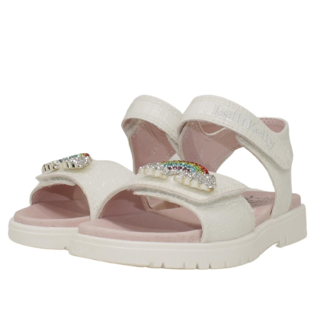 Scarpe da bambina LELLI KELLY - art. LKCV2070 BRITE BIANCO GLITTER sandaletti