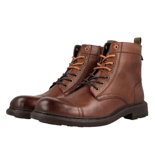 Scarpe casual da Uomo - WRANGLER Art. FREDOM BOOT WM22080A stivaletto zip cognac