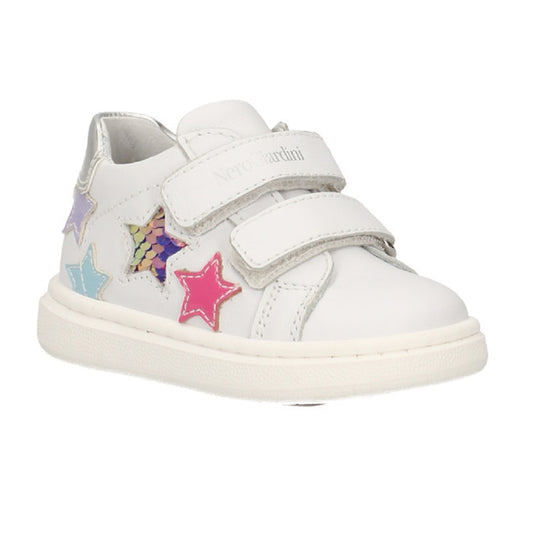 Scarpe da bambina NEROGARDINI - art. E222149F 707 BIANCO sneakers strappo