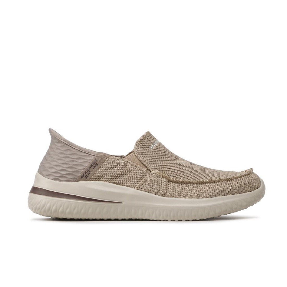 Scarpe  da Uomo SKECHERS Art. 210604TPE TAUPE Slip on (Hands free Slip-in)