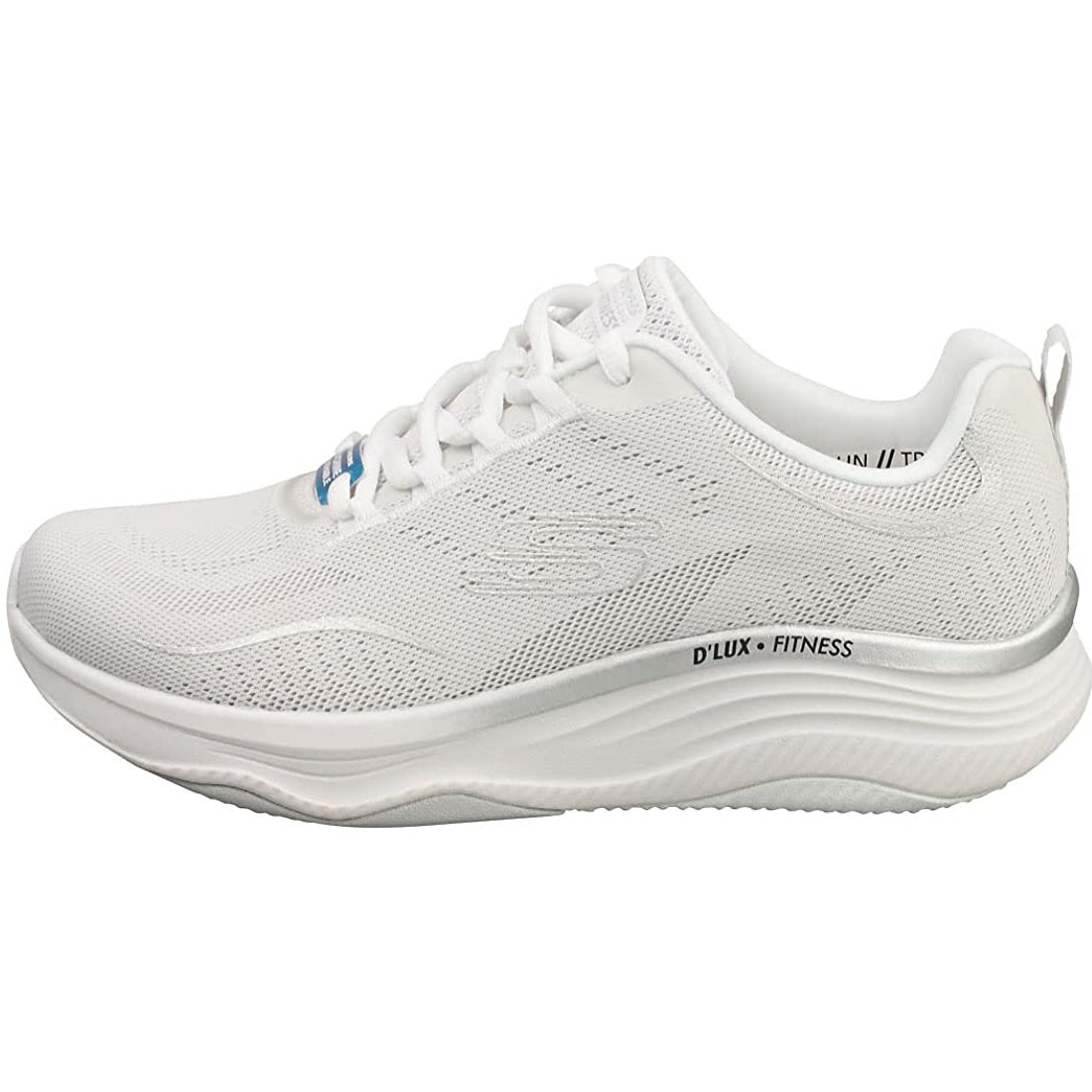 Scarpe sportive da Donna - SKECHERS Art. 149837WSL sneakers WHITE SILVER