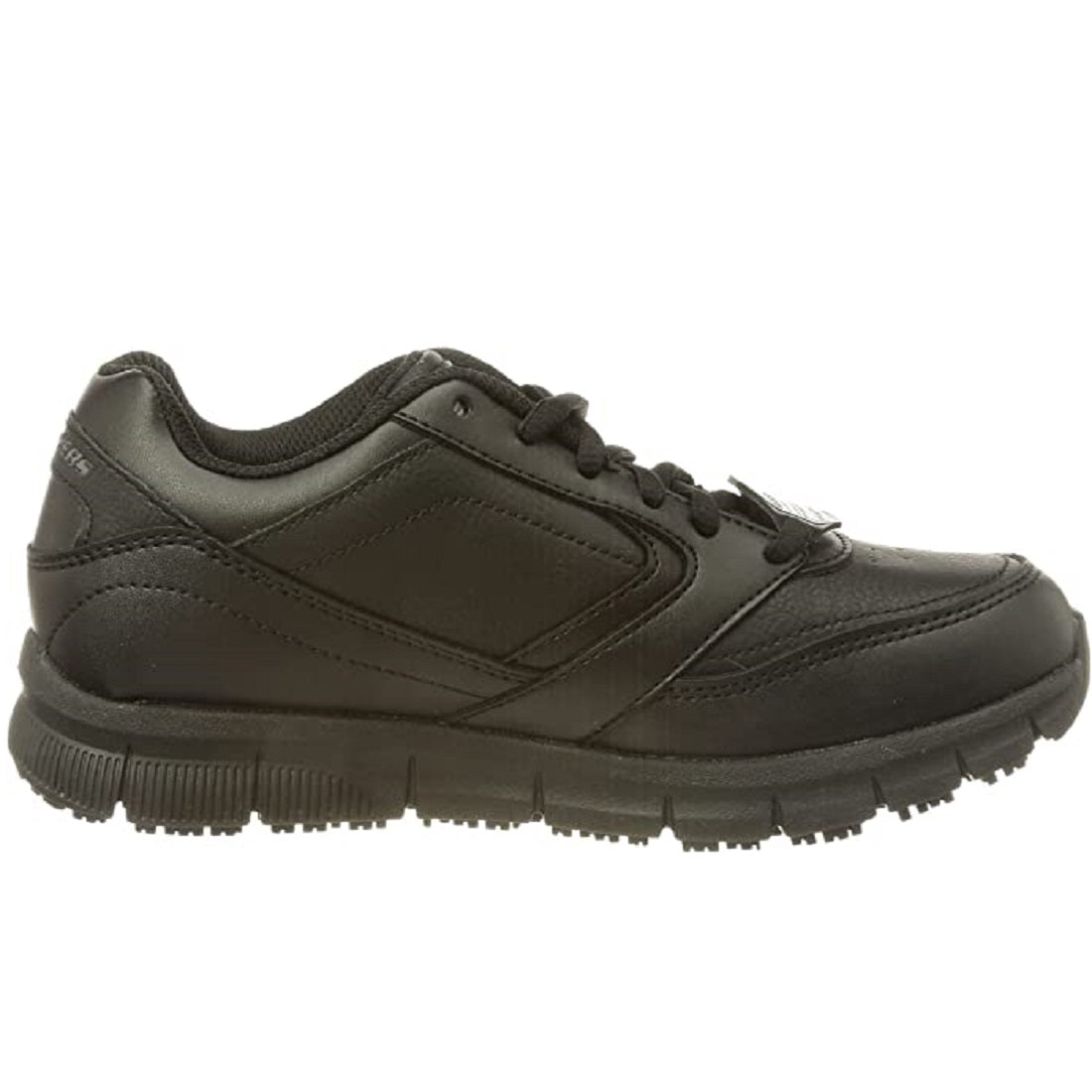 Scarpe da donna SKECHERS art. 77235EC/BLK sneakers nero casual e da lavoro