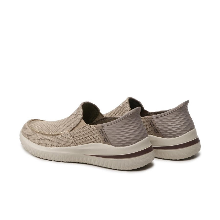 Scarpe  da Uomo SKECHERS Art. 210604TPE TAUPE Slip on (Hands free Slip-in)