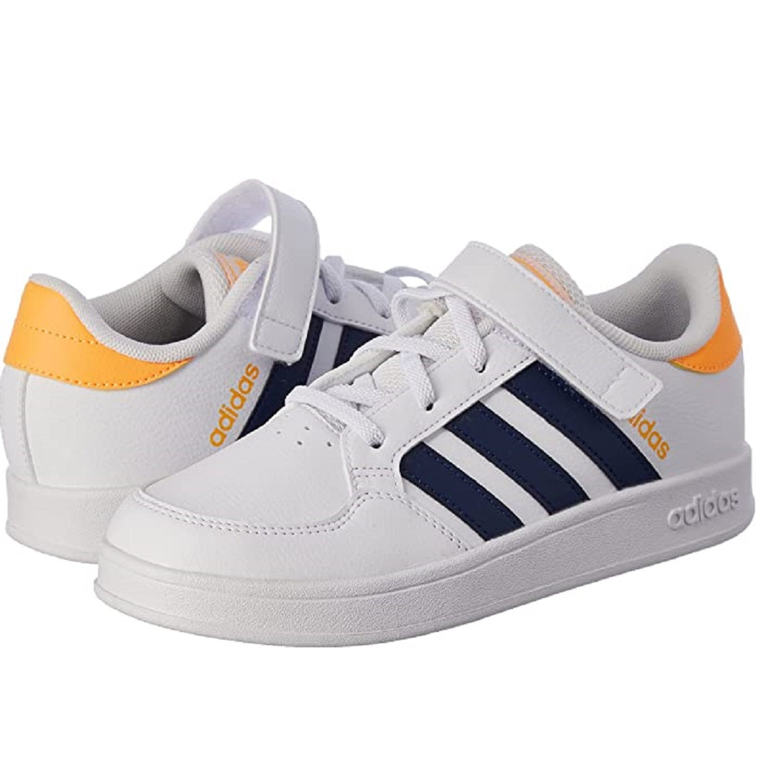 Scarpe sportive Unisex Bambino- ADIDAS Art. BREAKNET GW2898 sneakers bianco