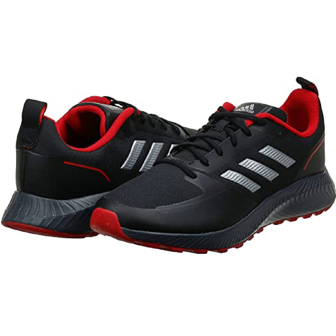 Scarpe uomo ADIDAS art. RUNFALCON 2.0 FZ3577 sneakers nero rosso sportivo/casual