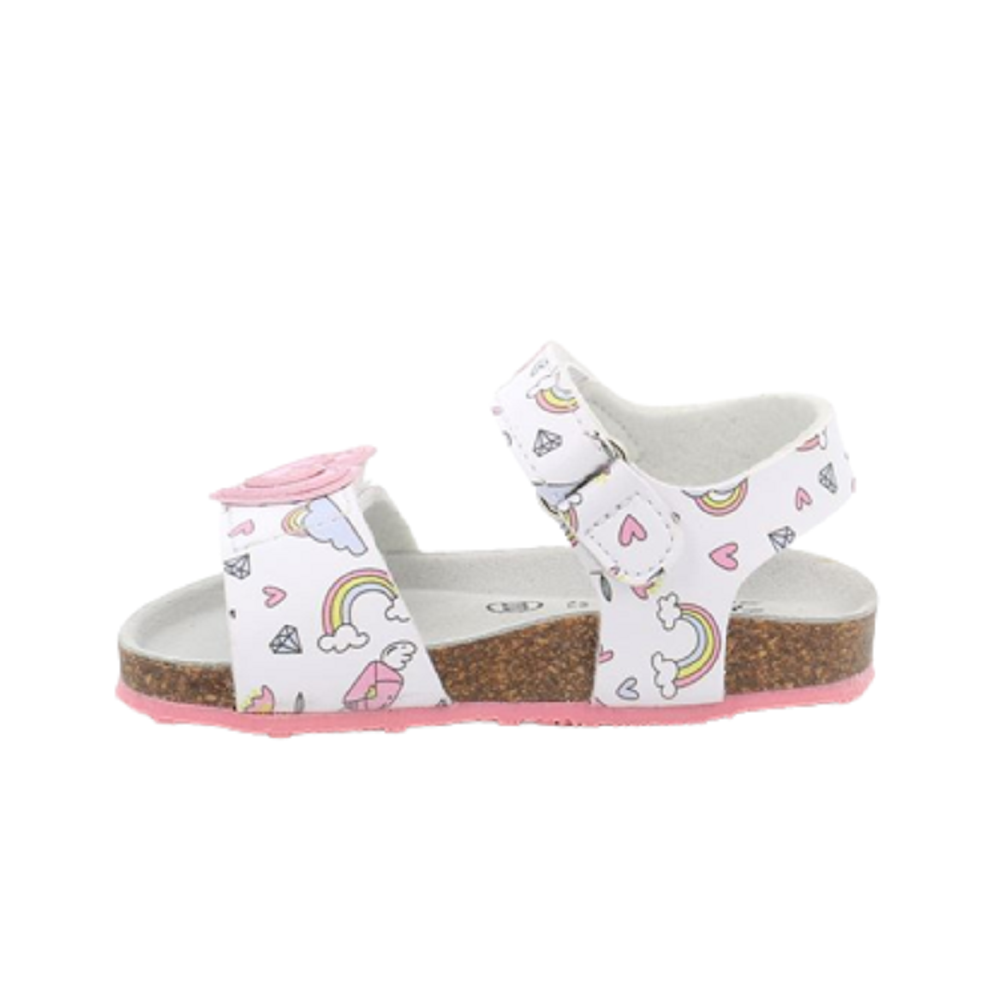 Scarpe bambina GRUNLAND art. AFRE SB0752 40 sandali bianco con strappo casual