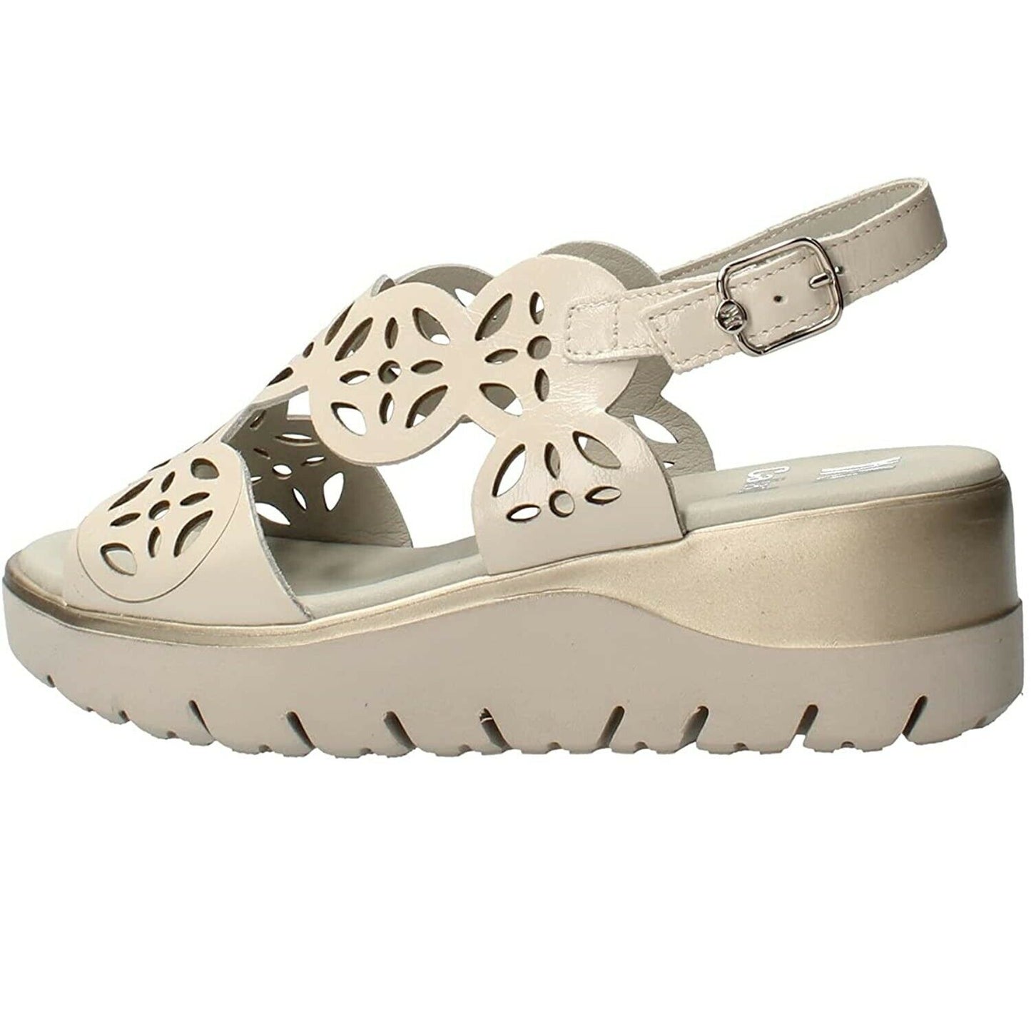 Scarpe da Donna CALLAGHAN - Art. 26510 - Sandalo MALORY( BEIGE) zeppa media