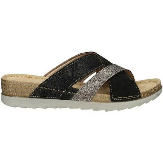 Scarpa da donna Inblu - Art. OF-15 NERO CIABATTA  incrociato avanti