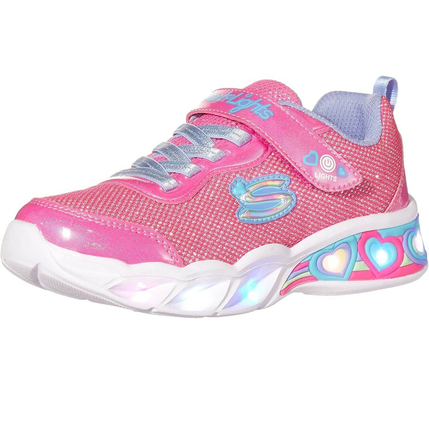 Scarpe da bambina Skechers - Art. 302304LPKMT PINK MULTI sneakers con luci