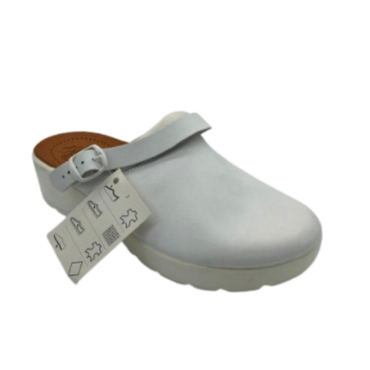 Scarpe da donna FLY FLOT Art. 12036 BIANCO sabot professionale sanitario