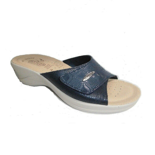 Scarpe da Donna FLYFLOT - Art. 96A63 1E BLU ciabatte con strappo