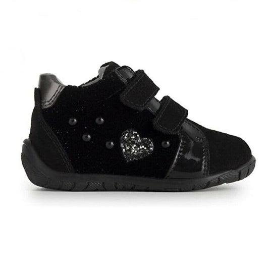 Scarpe da bambina NeroGiardini - Art. A918031F  NERO sneakers a strappo